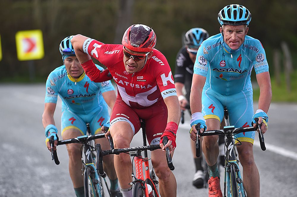 Alexander Kristoff (Katusha) in the breakaway