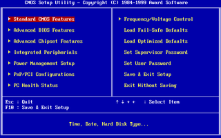 two ways to save bios settings