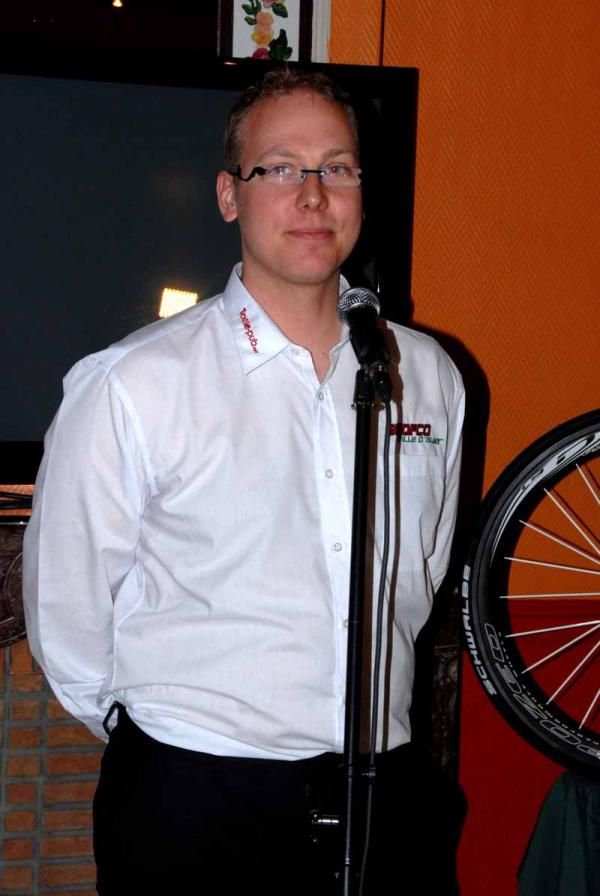 Team manager Geoffrey Coupe