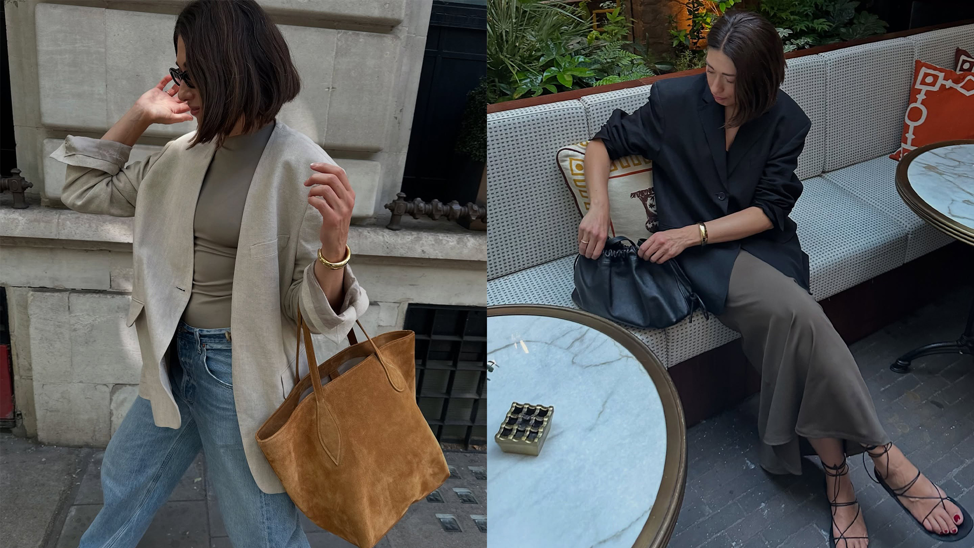lucy wears simple pieces