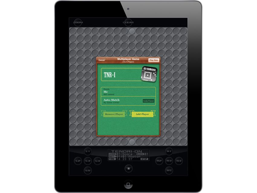 The TNR-i enables you to play with others over a network.