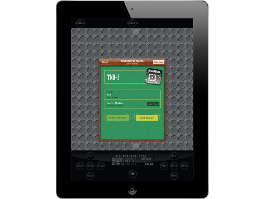The TNR-i enables you to play with others over a network.