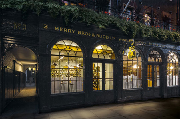 Berry Bros &amp; Rudd's St James' Street shop and cellars