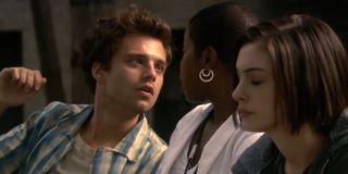 Sebastian Stan, Roslyn Ruff, and Anne Hathaway in Rachel Getting Married