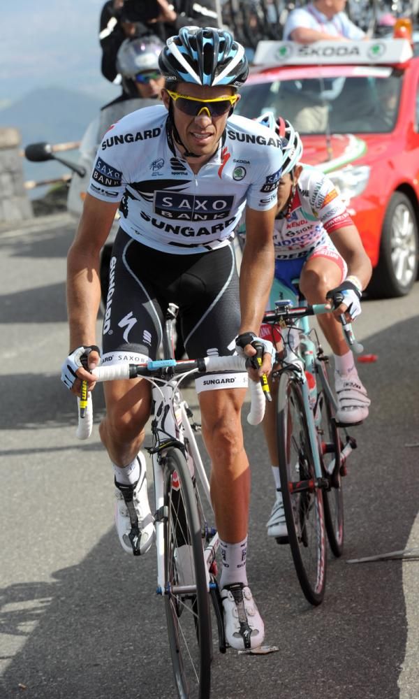 Contador leads Rujano up Etna