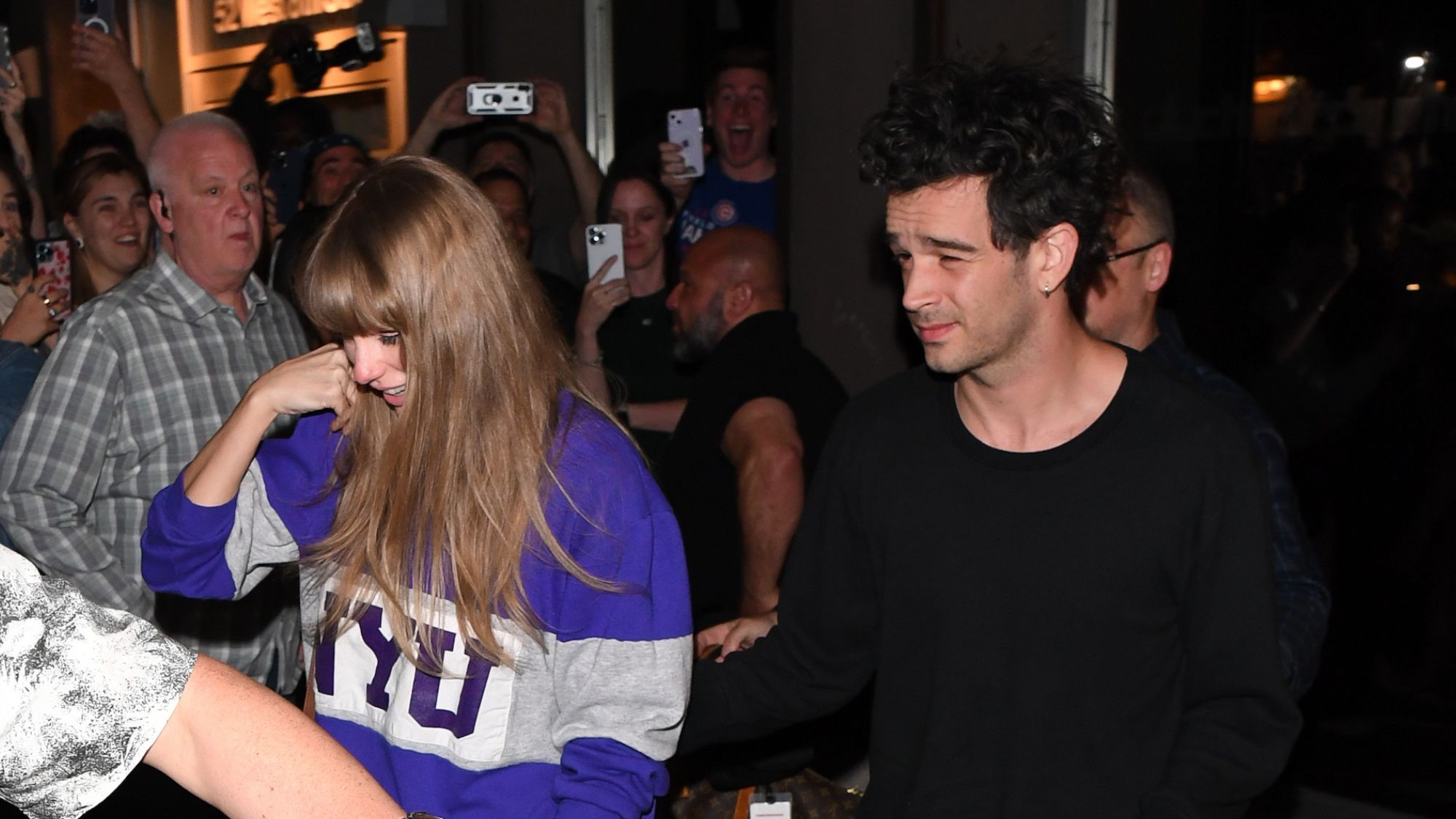 Taylor Swift and Matty Healy in New York City