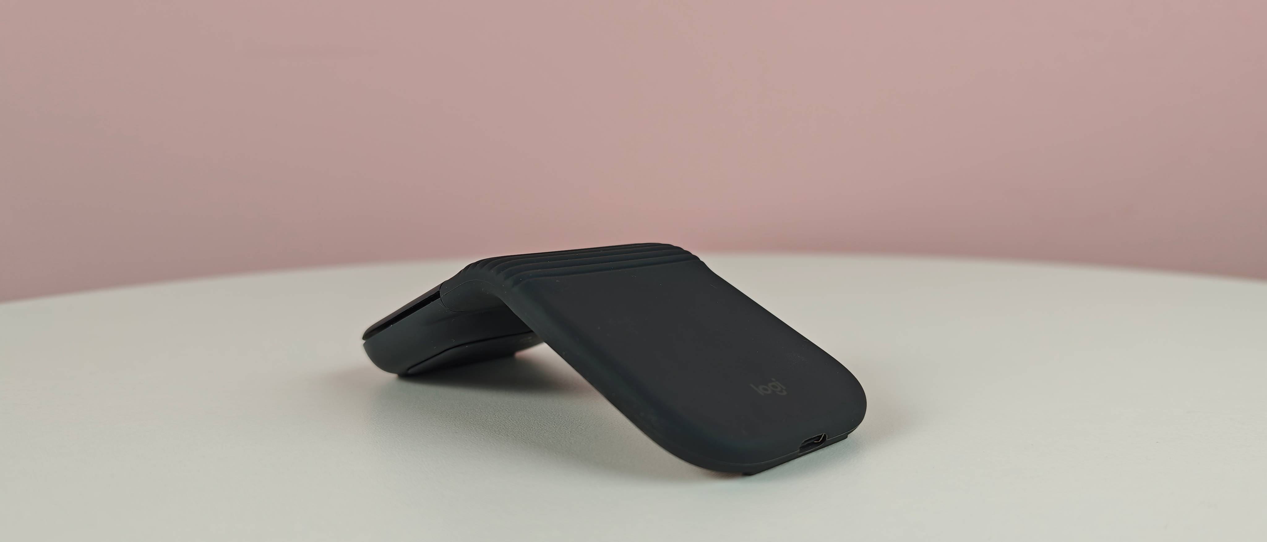 Logitech Mobi Fold on desk