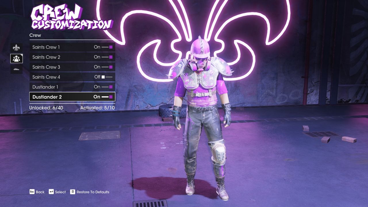 Unlockable themes make your crew more distinct.