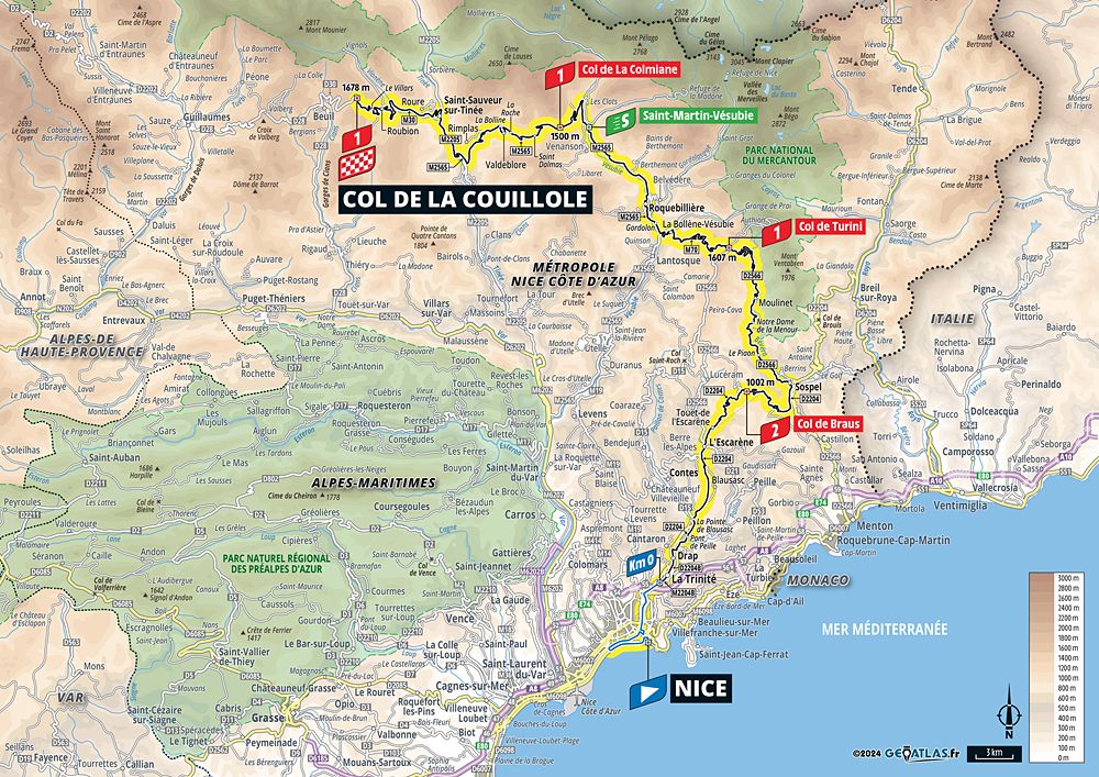 2024 Tour de France maps and profiles