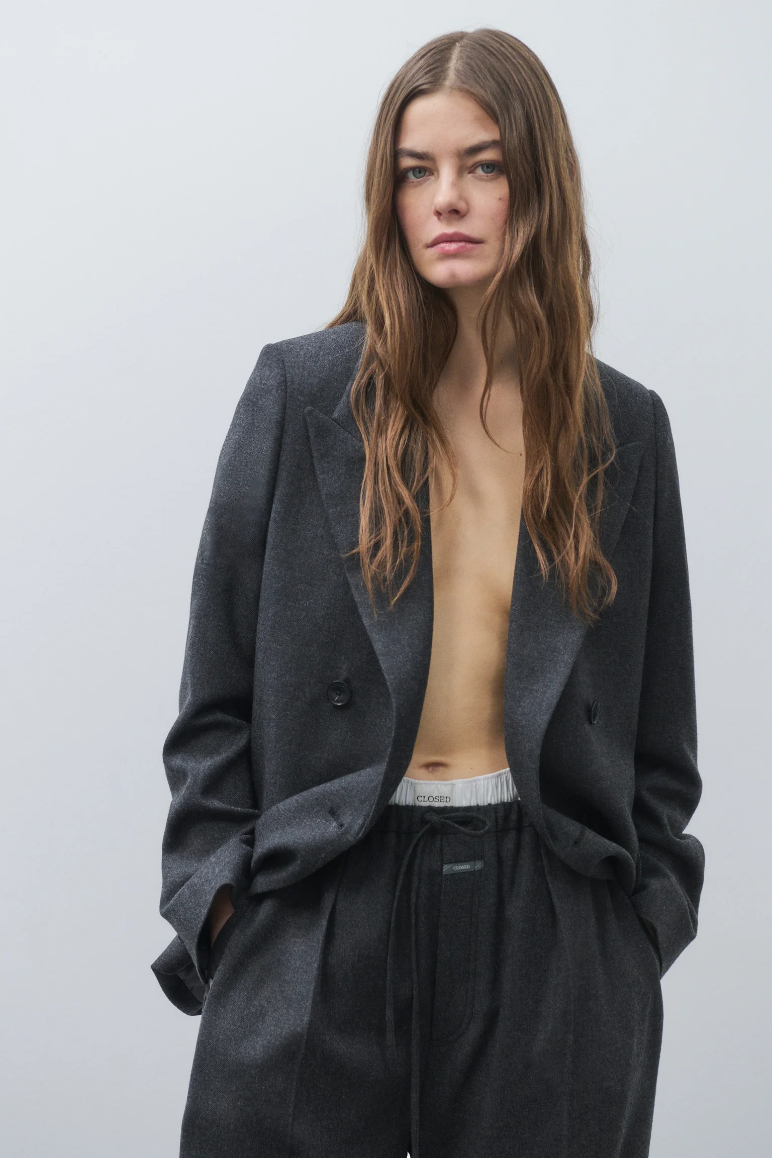 Closed, Italian flannel blazer