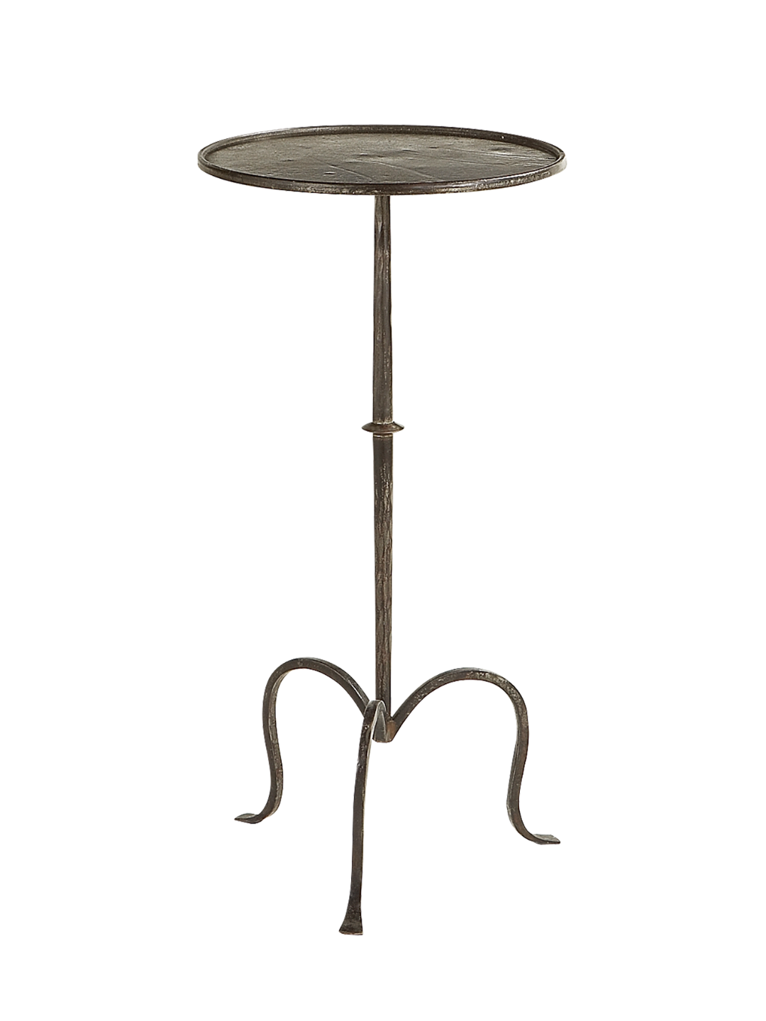 an iron drink table