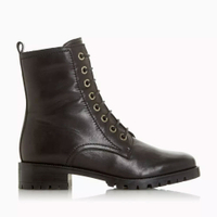 Dune Preston black boots, Now £116 Were £145 at DUNE