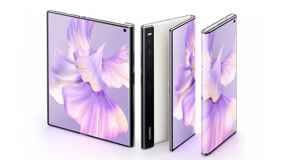 The Huawei Mate Xs 2 both folded and unfolded