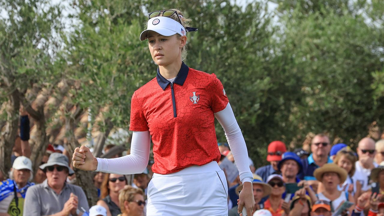 Nelly Korda at the 2023 Solheim Cup