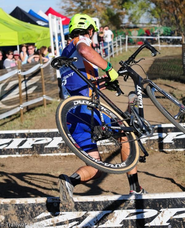 Adam Craig (Team Giant) turned himself inside out to contend for fourth place