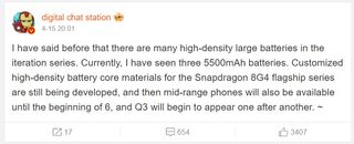 Report claims the Snapdragon 8 Gen 4 might require larger batteries