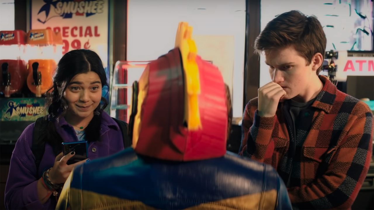 Iman Vellani and Matt Lintz star in Ms Marvel on Disney Plus