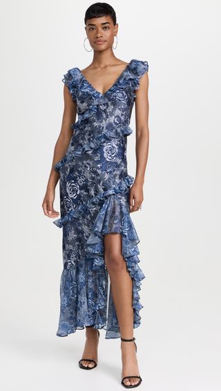 Indigo Floral Ora Dress