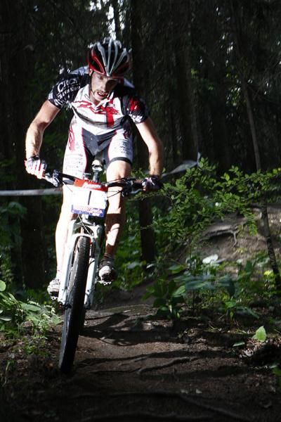 Derek Zandstra puts on the winning move