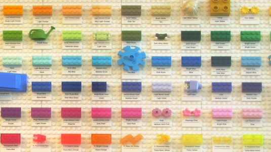 Lego colour chart