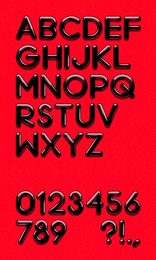 Free font: Chrome