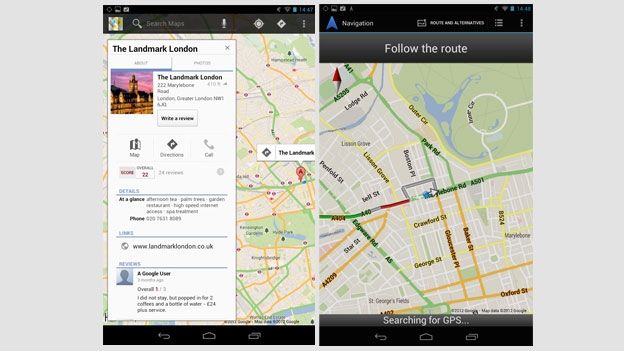 Android 4.1 Jelly Bean: Google Maps