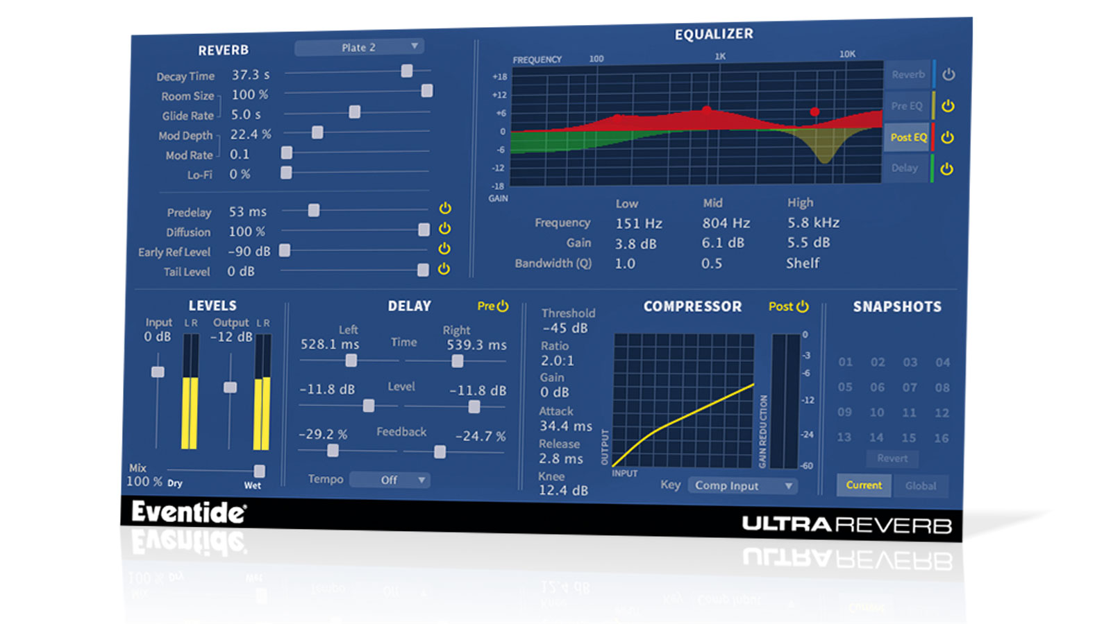 Improvements include a slicker interface, external compressor sidechain, smoother compression and more flexible signal flow