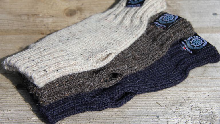 Shackleton Fingerless Wool Gloves