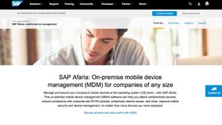 SAP Afaria