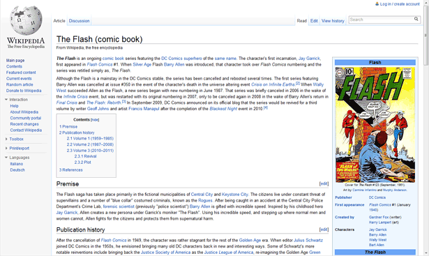 How would you like Wikipedia if it was created with Flash?