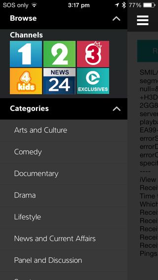 ABC iview on ios