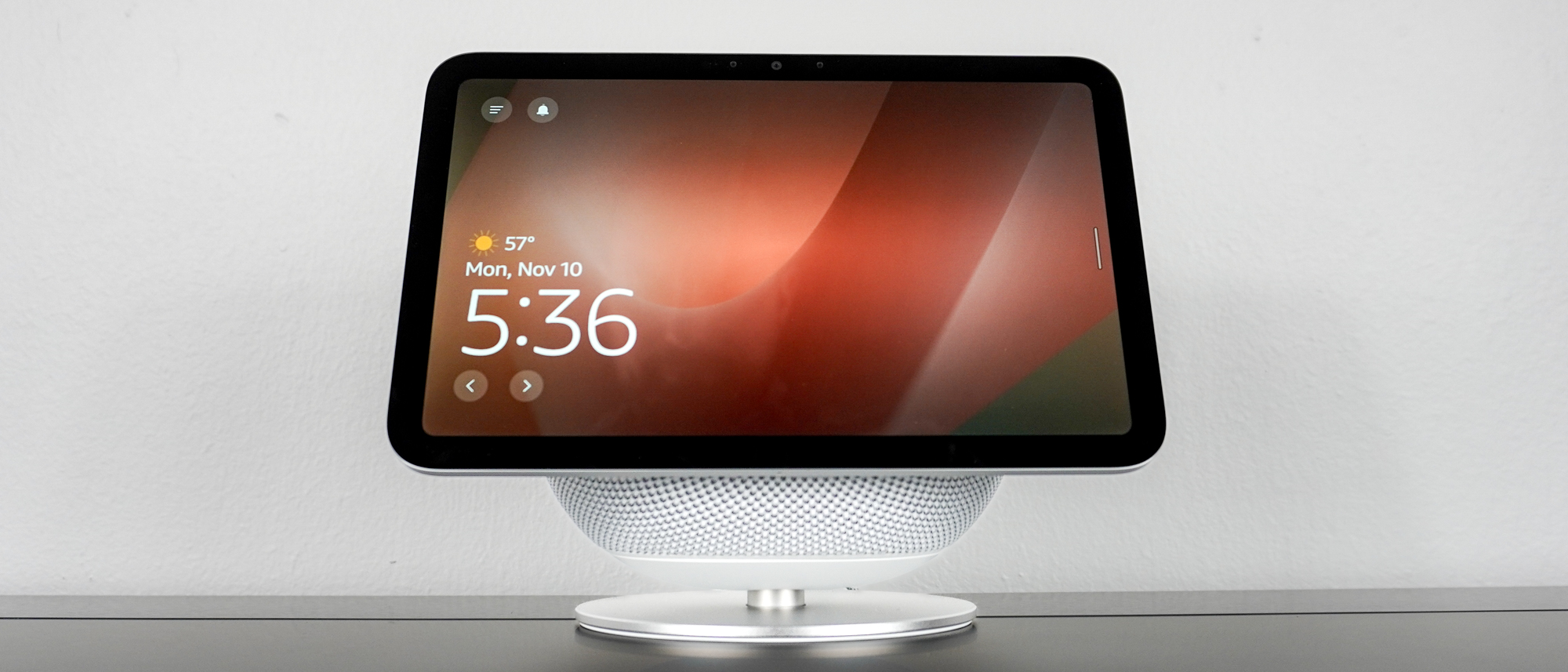 The Echo Show 8 (4th Gen) on a desk