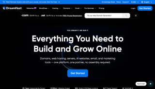 homepage DreamHost