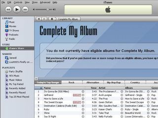 iTunes Complete My Album is helping boost music sales