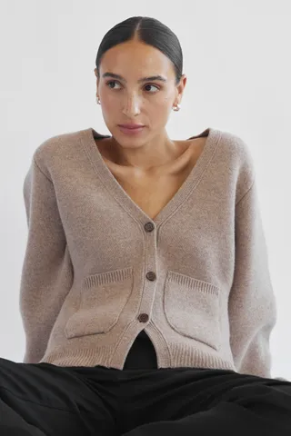 Almina Concept, V Neck Cardigan