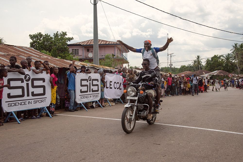 In West African cycling the passion and excitement often overflows