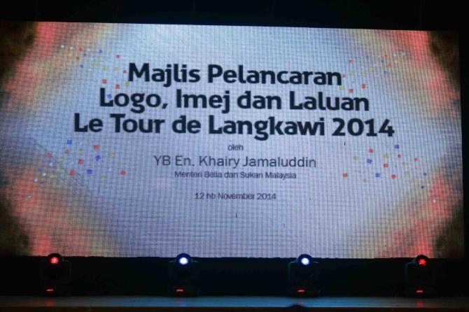 The new 2014 Langkawi race and new logo were presented on November 12