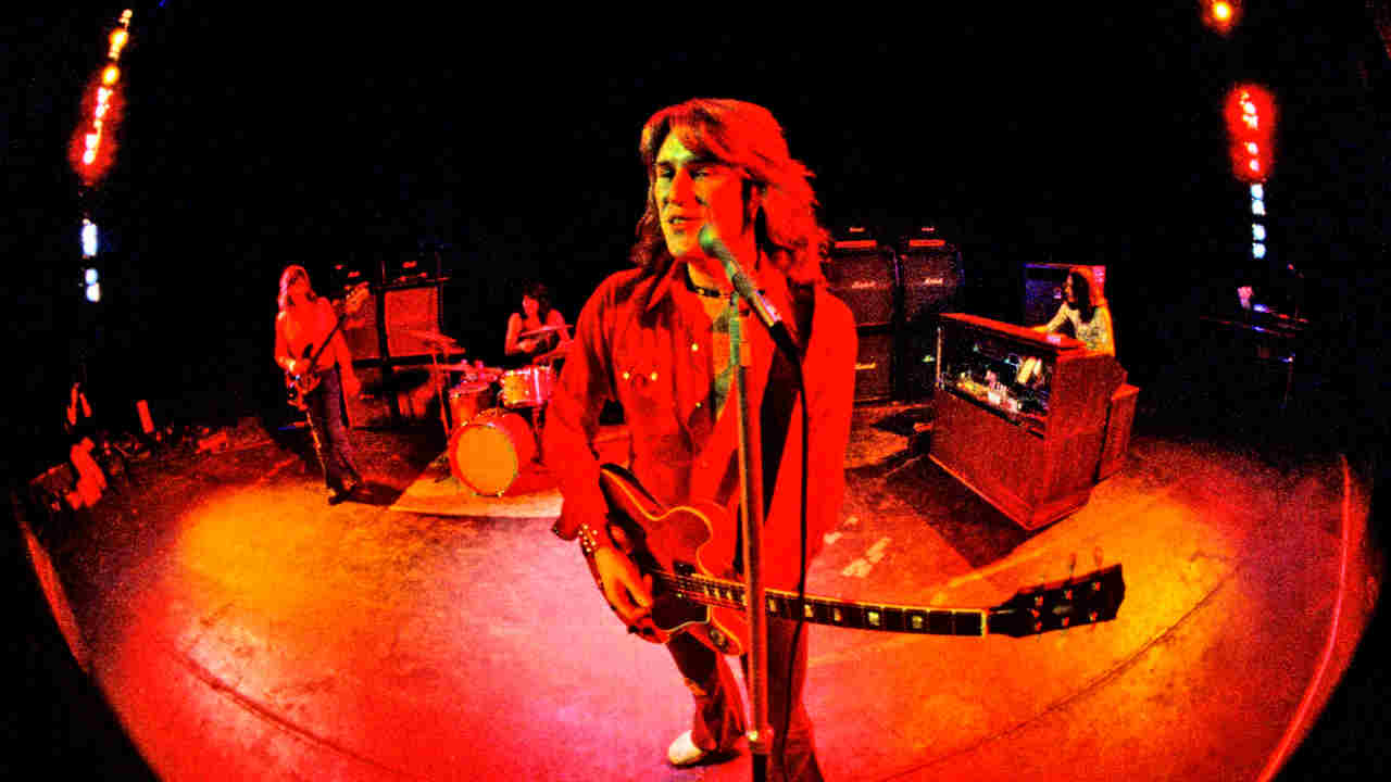 Ten Years Afters performing onstage in the early 1970s