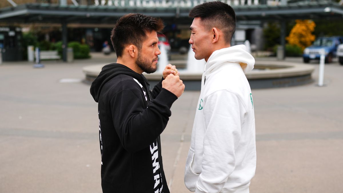 Henry Cejudo and Song Yadong face off ahead of UFC Fight Night 252