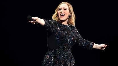 Adele performs at Genting Arena on March 29, 2016 in Birmingham, England.