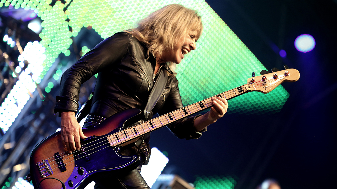 Suzi Quatro performs onstage