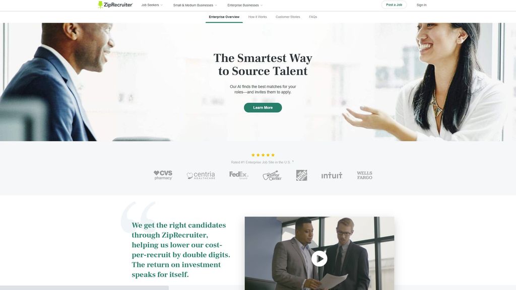 ZipRecruiter job recruiter site review TechRadar