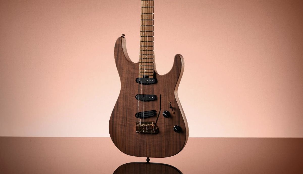 Charvel&#039;s newly launched Pro-Mod DK22 SSS 2PT CM Mahogany with Walnut guitar