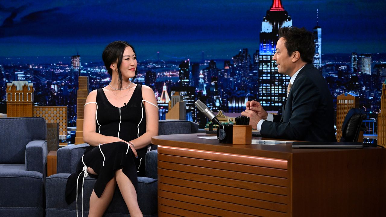 Michelle Wie West appears on The Tonight Show Starring Jimmy Fallon on Monday, May 13, 2024