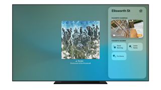 HomeKit panel on Apple TV