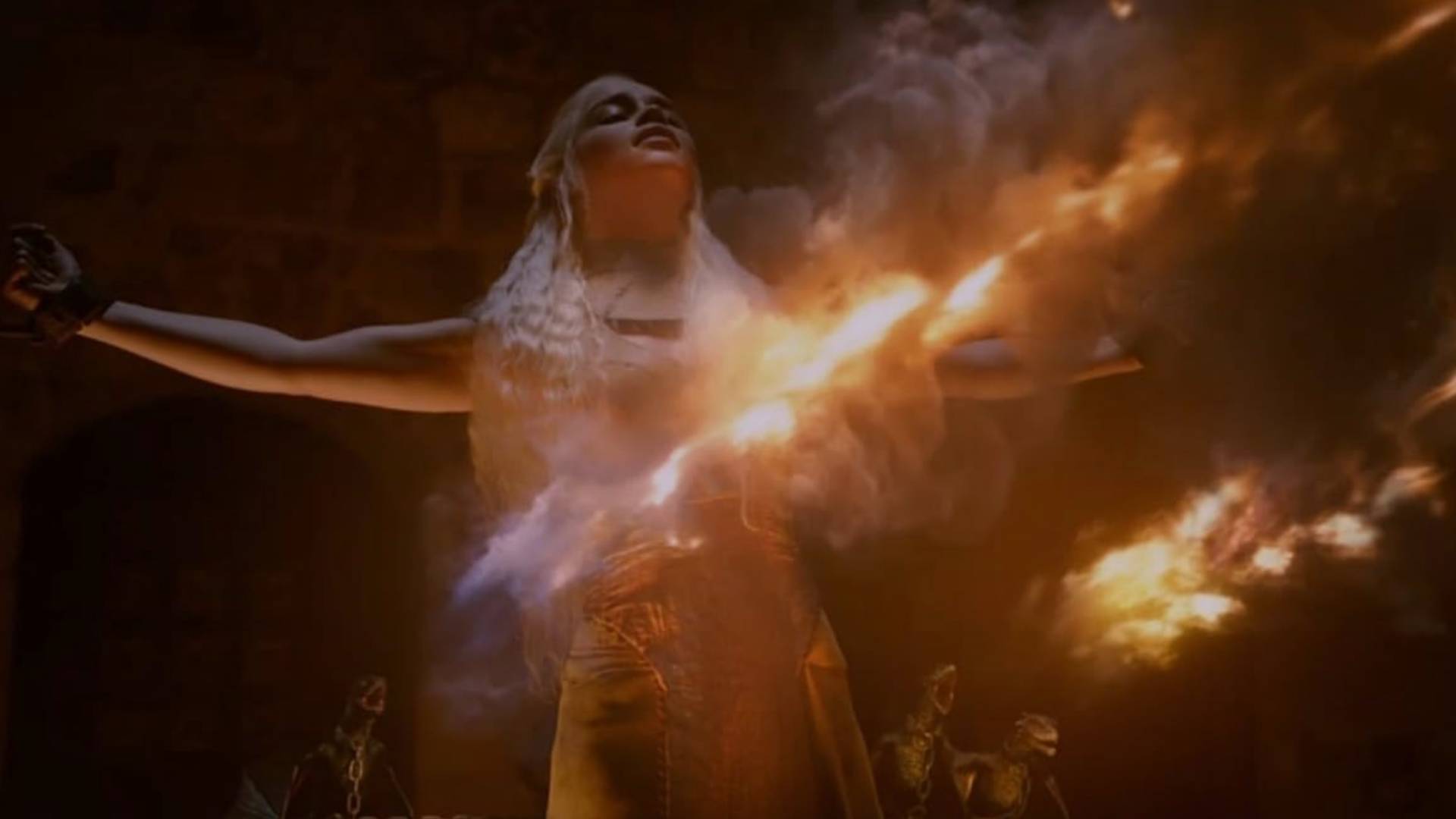 Emilia Clarke as Daenerys Targaryen in Game of Thrones season 2