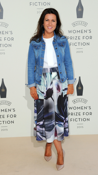 Susanna Reid arrives to celebrate the 2015 Baileys Women's Prize for Fiction at London's Royal Festival Hall on Wednesday 3 June 2015 in London, England