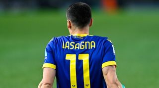 Kevin Lasagna of Hellas Verona, 2023