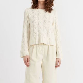 Image cable knit jumper 