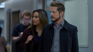 Jessica Lucas and Matt Czuchry in The Resident season 6